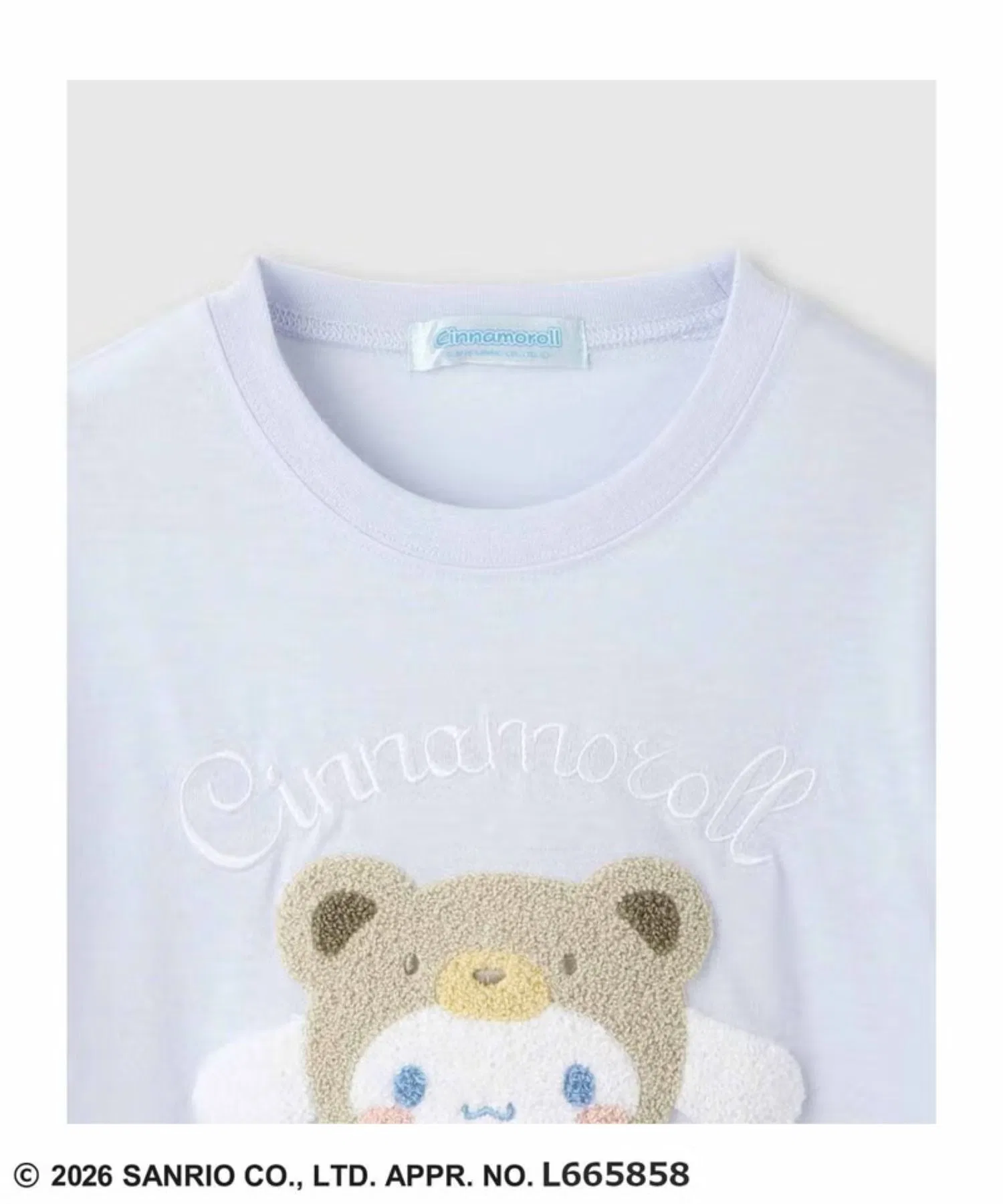 Детская футболка с вышивкой Sanrio чёрная — фото 3