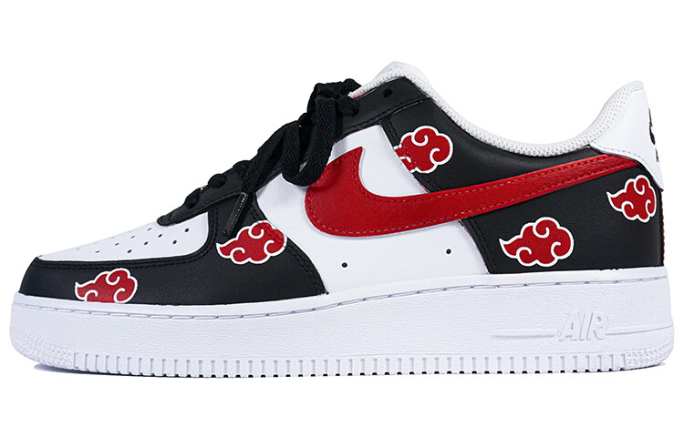 

Кроссовки для скейтбординга Air Force 1 женские с низким верхом, черные/красные Nike, Черный, Кроссовки для скейтбординга Air Force 1 женские с низким верхом, черные/красные Nike