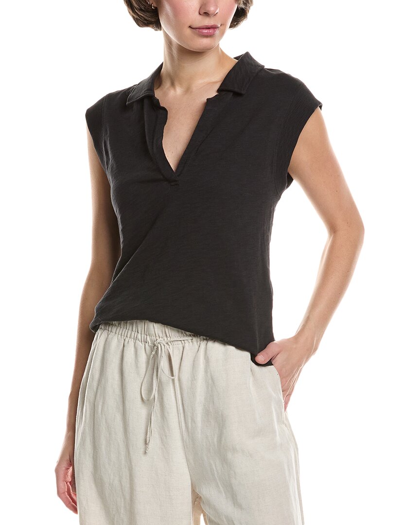 

Лила П Поло с короткими рукавами Lilla P, черный