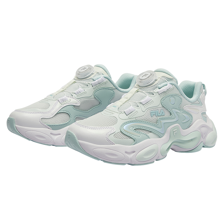 Детские кроссовки Amber Shoes FILA KIDS, зеленый/синий — фото 3