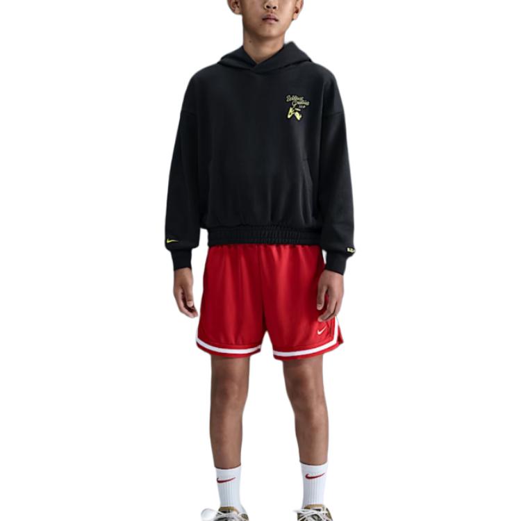 

Толстовка FW25 LeBron James Kids' Nike, серо-черный/ярко-желтый