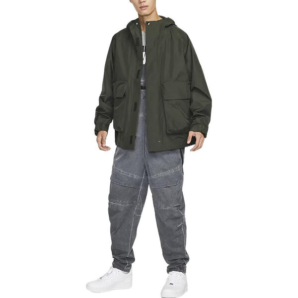 Куртка Nike Sportswear Storm-FIT ADV Tech Pack GORE-TEX Hooded Jacket 'Olive', зеленый — фото 2