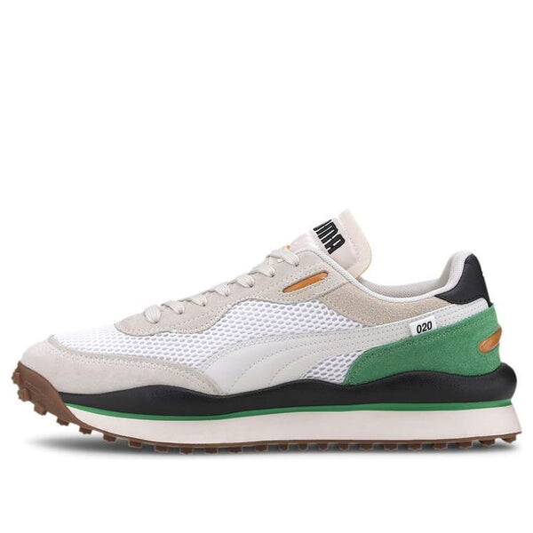 

Кроссовки style rider 'stream on - white green' Puma, серый