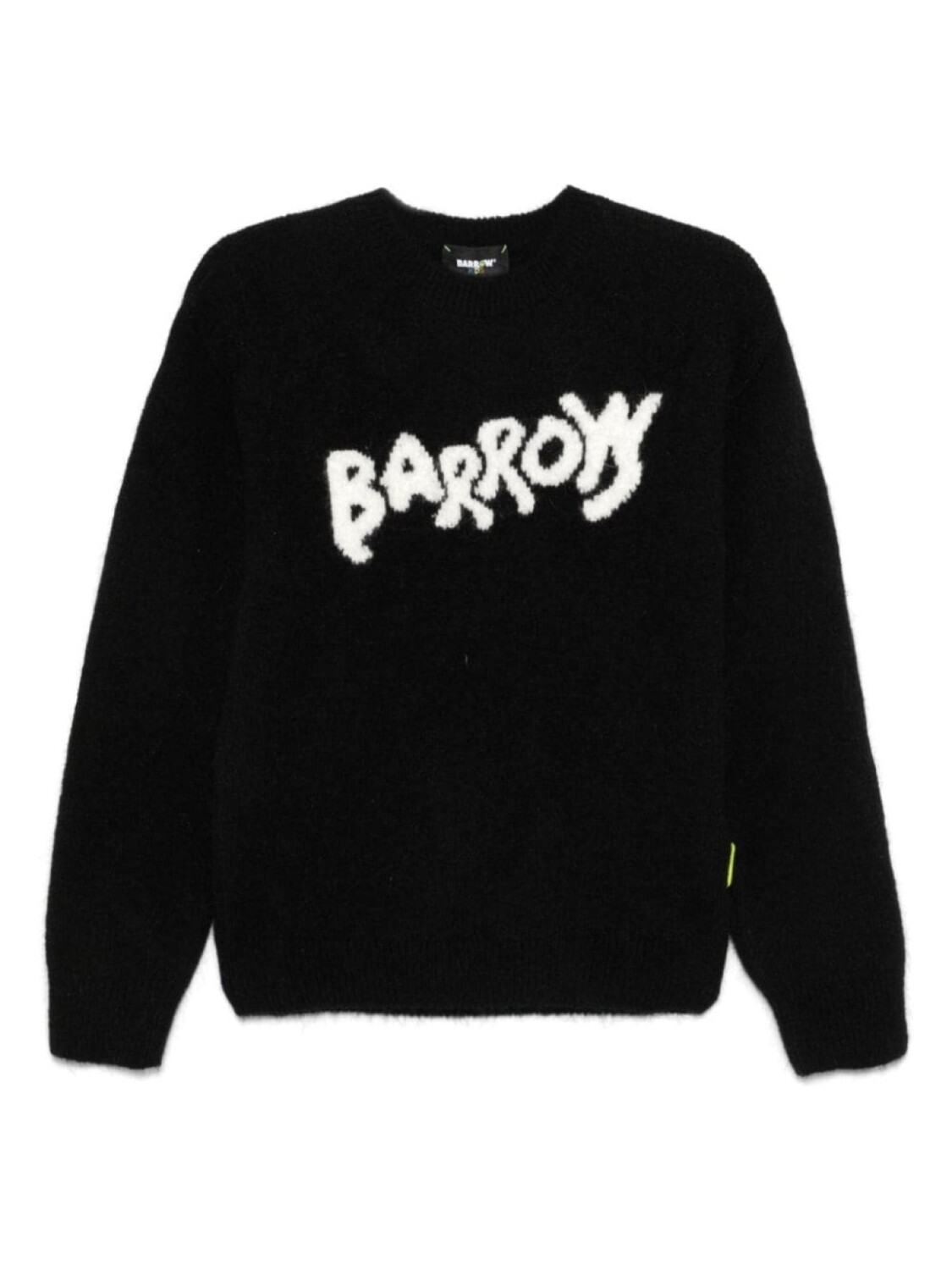

Детский свитер с жаккардовым принтом и логотипом Barrow Barrow Kids, черный