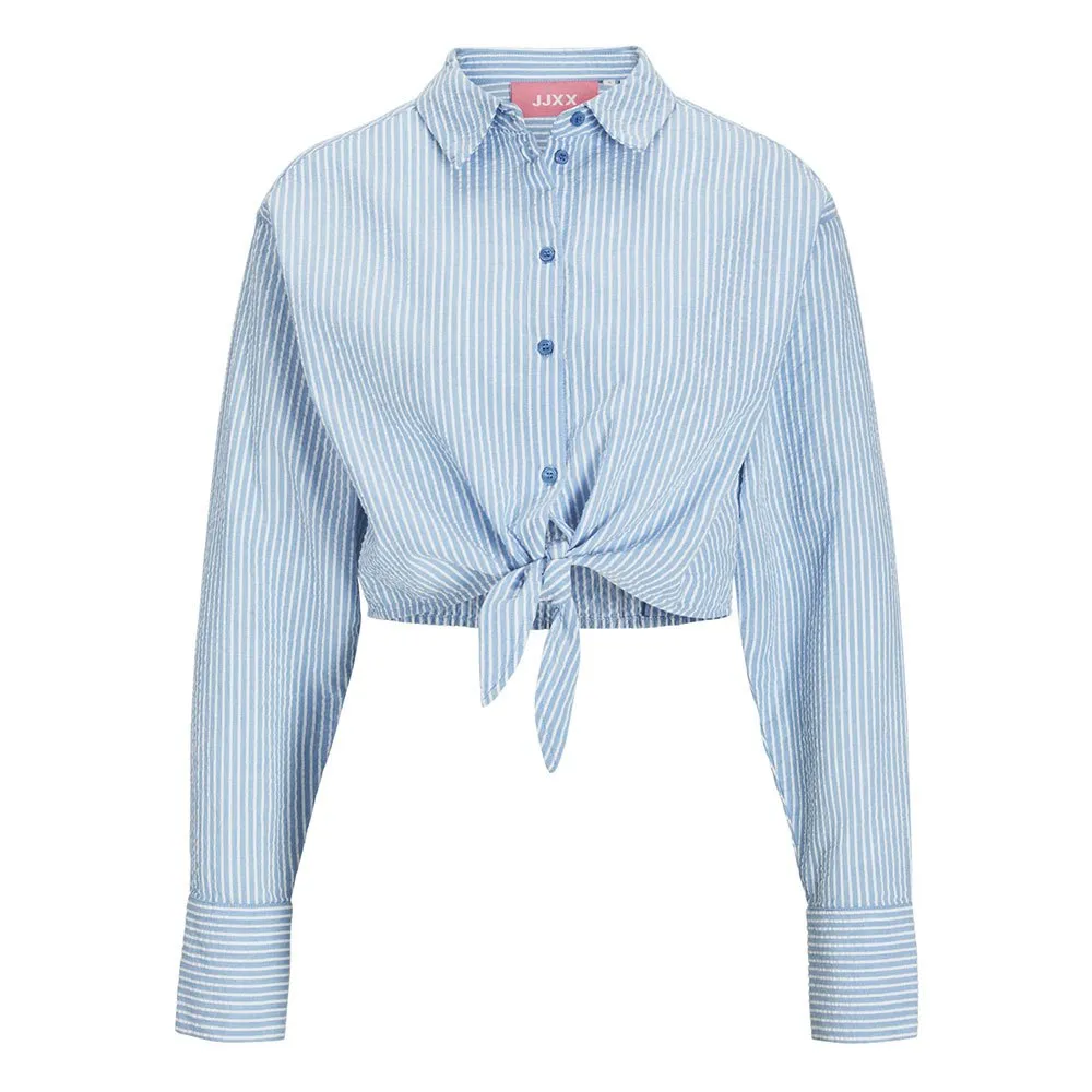 

Рубашка с длинным рукавом Jack & Jones Windy Seersucker JJXX, синий