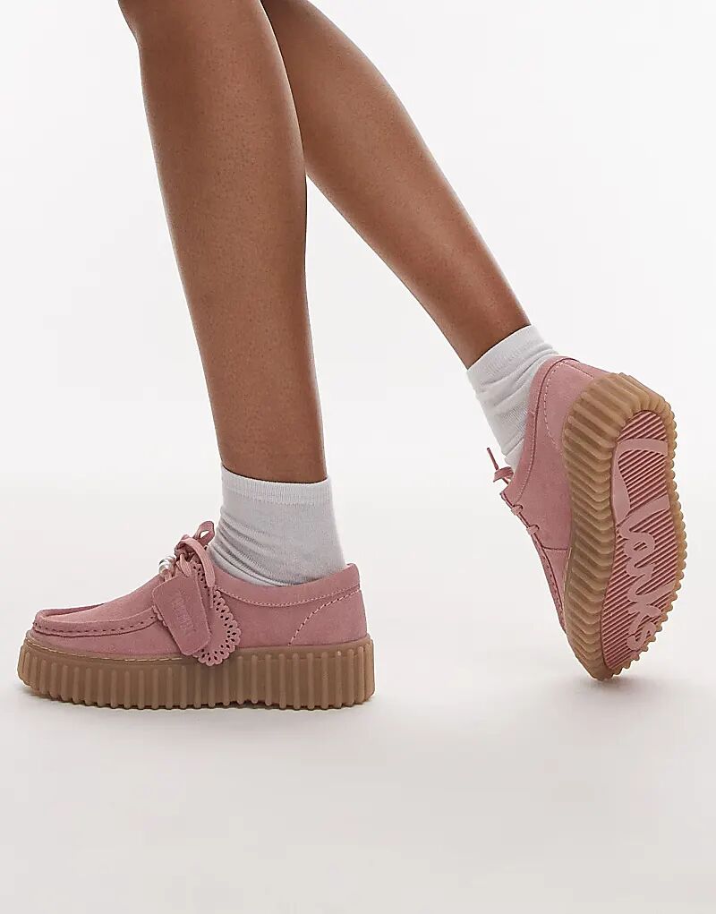 Туфли Clarks Torhill Bee со съемными жемчужинами в цвете пыльной розы