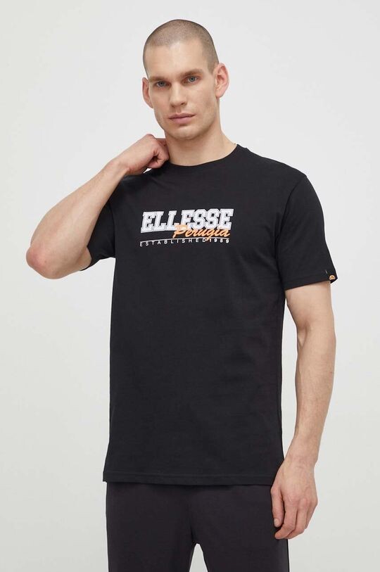 

Хлопковая футболка Zagda T-Shirt Ellesse, черный