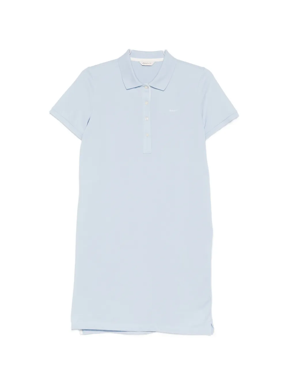 

Платье с короткими рукавами и воротником поло Gant, синий