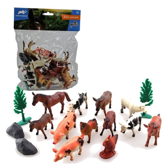 

Набор домашних животных Animals Farm Pet Planet из 12 предметов Animal Planet