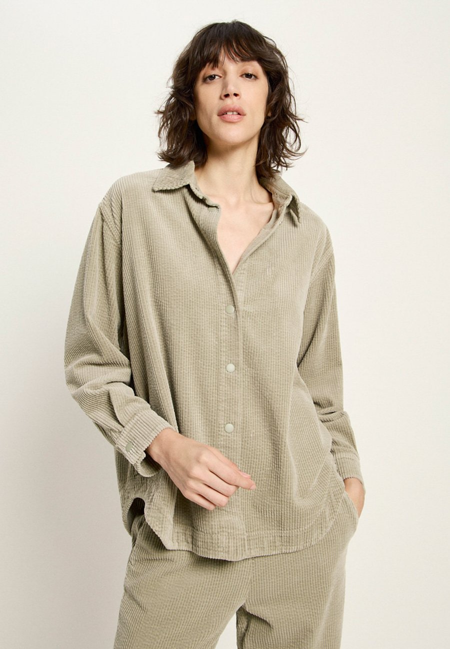 

Блуза LANIUS Button-down blouse, Dark Stone/Grey