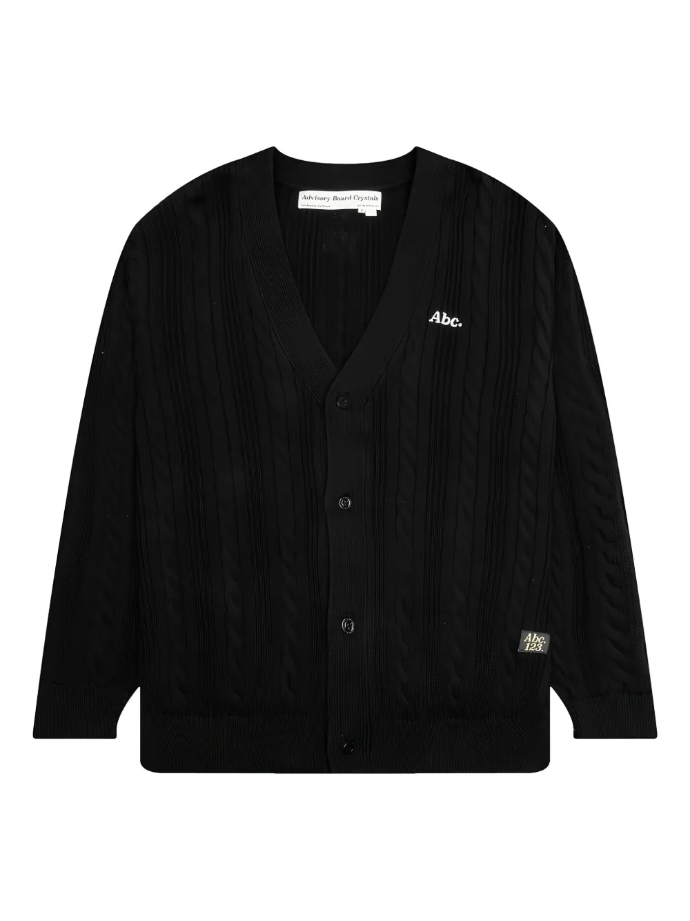 

Кардиган с косами Advisory Board Crystals, черный