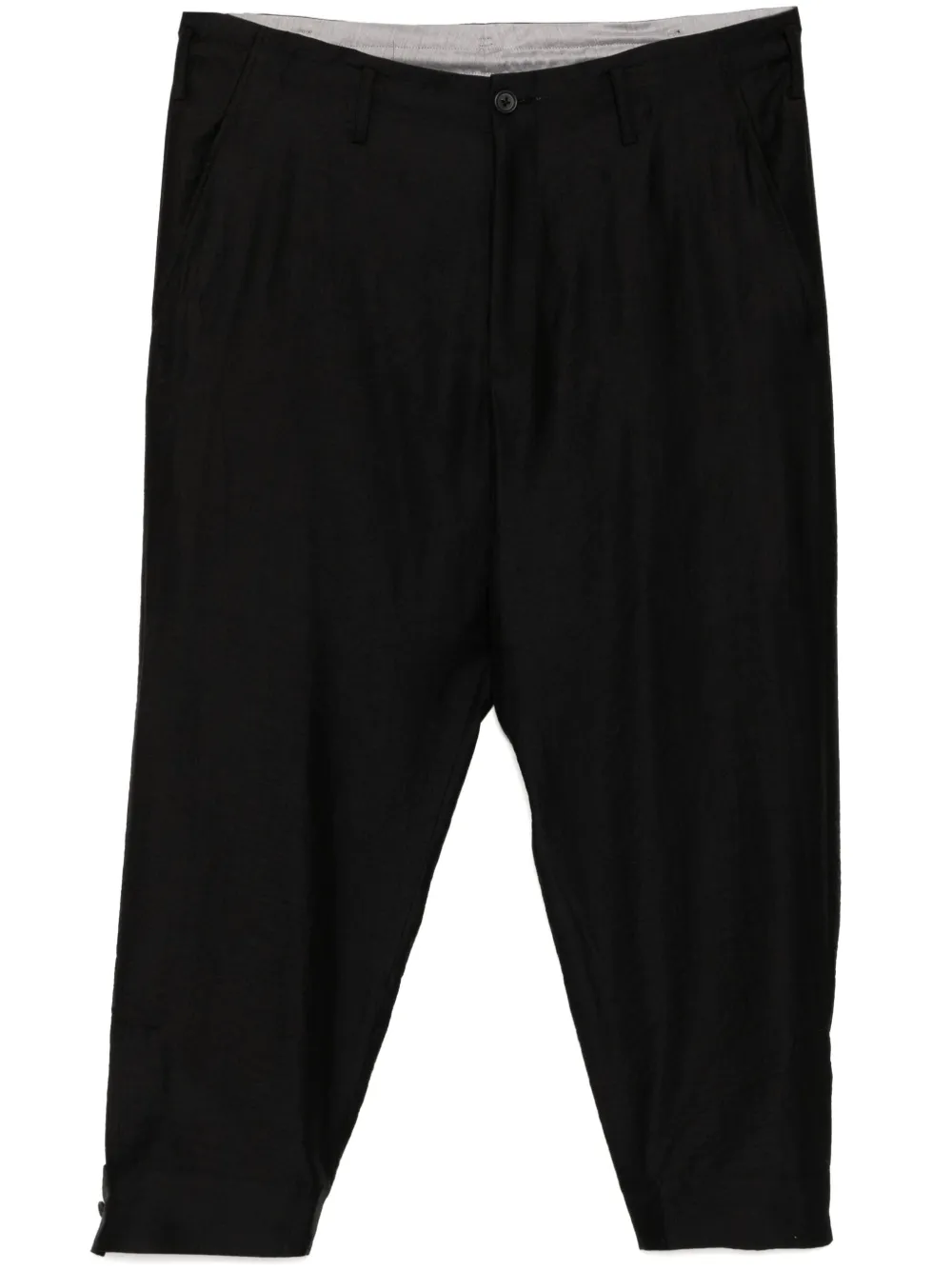 

Укороченные брюки Yohji Yamamoto, черный
