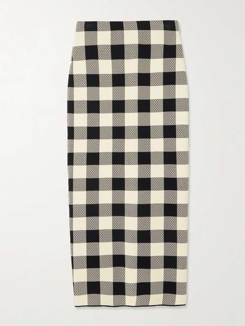 

Длинная юбка Pippa из жаккардового трикотажа в клетку Posse, мультиколор