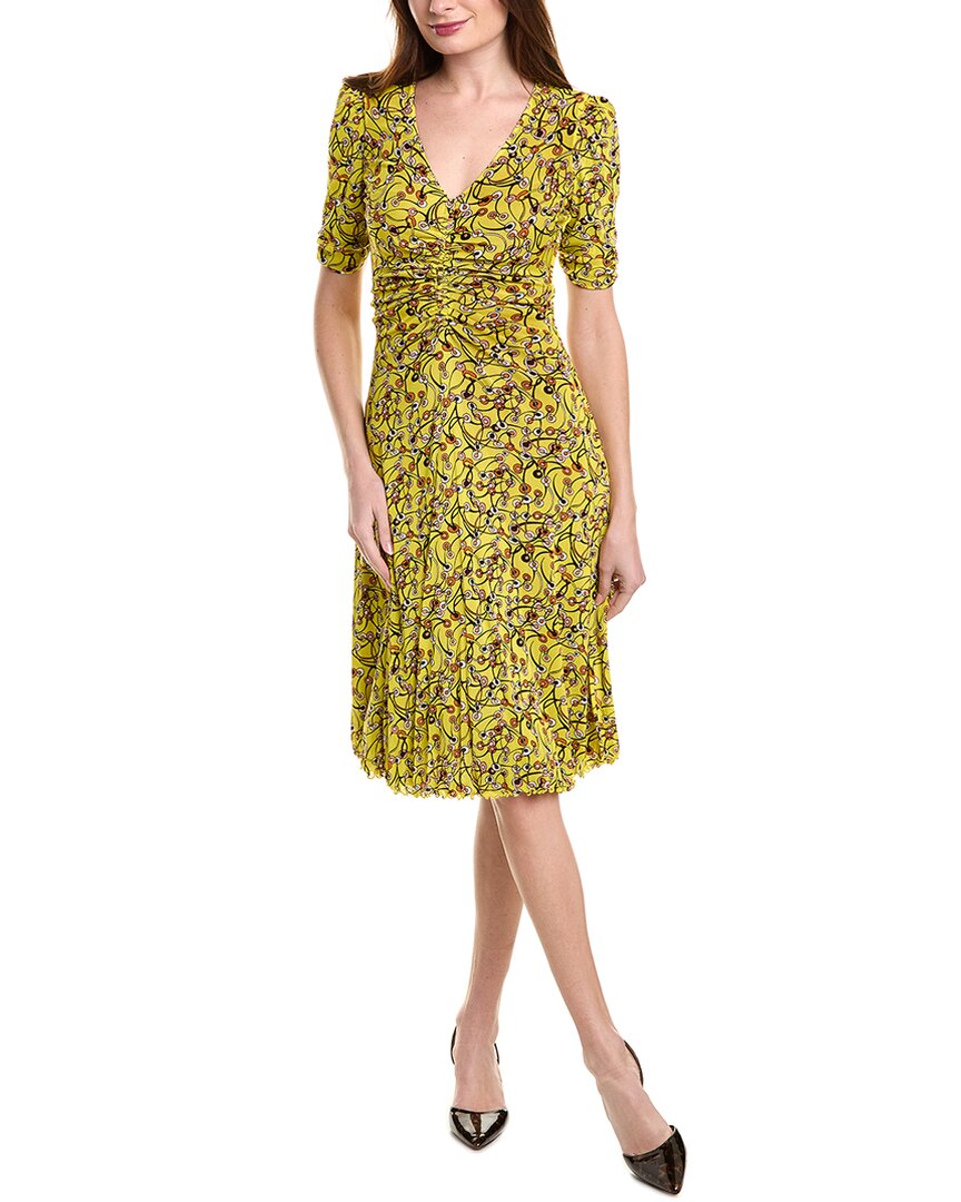

Двустороннее платье миди Diane von Furstenberg Koren, цвет multi