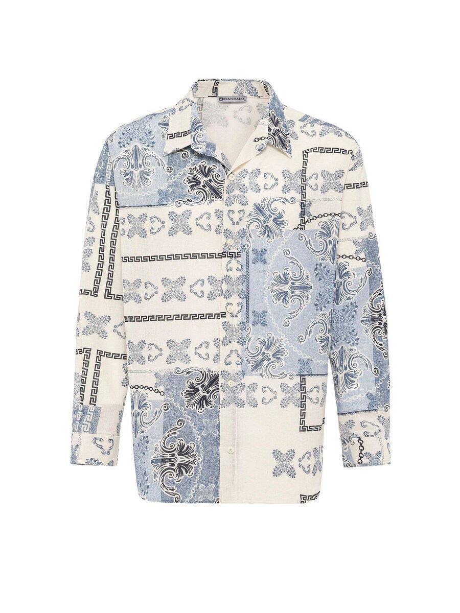 

Рубашка на пуговицах Comfort fit Dandalo, Night Blue/Sapphire/Dusty Blue