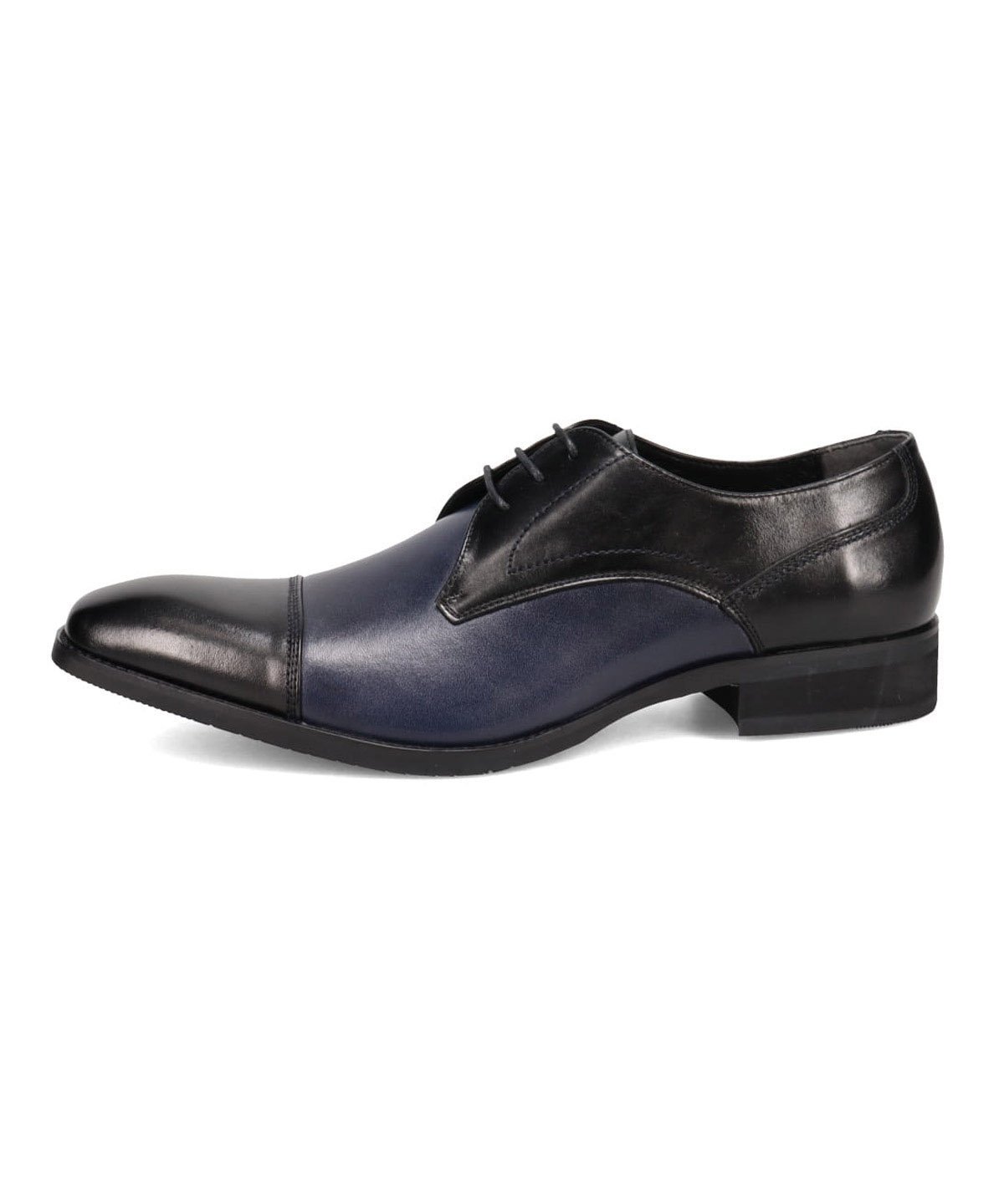 Деловые туфли с длинным носком и прямым носком Lutecia, Black/Navy — фото 2