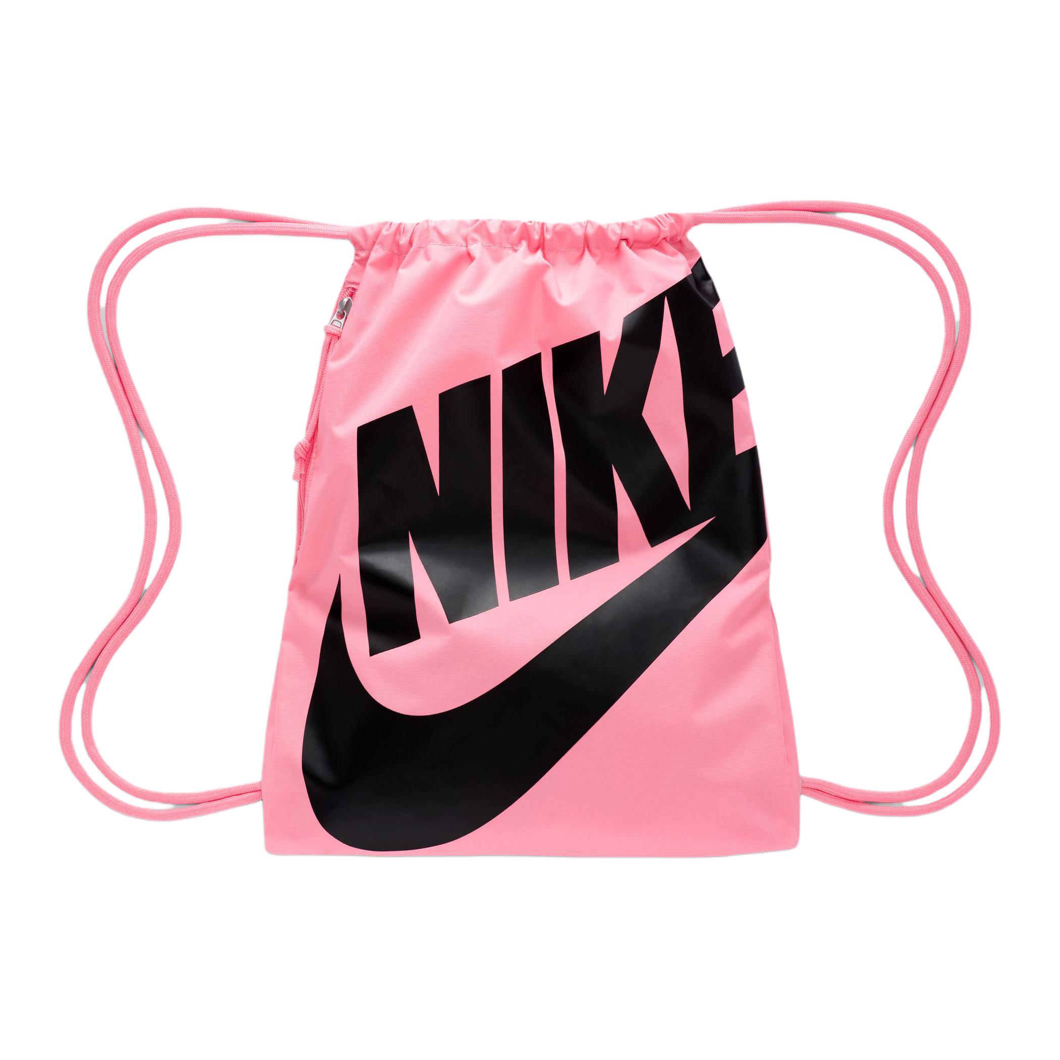 

Nike Тканевый рюкзак женский кораллово-розовый и черный, Coral Pink & Black