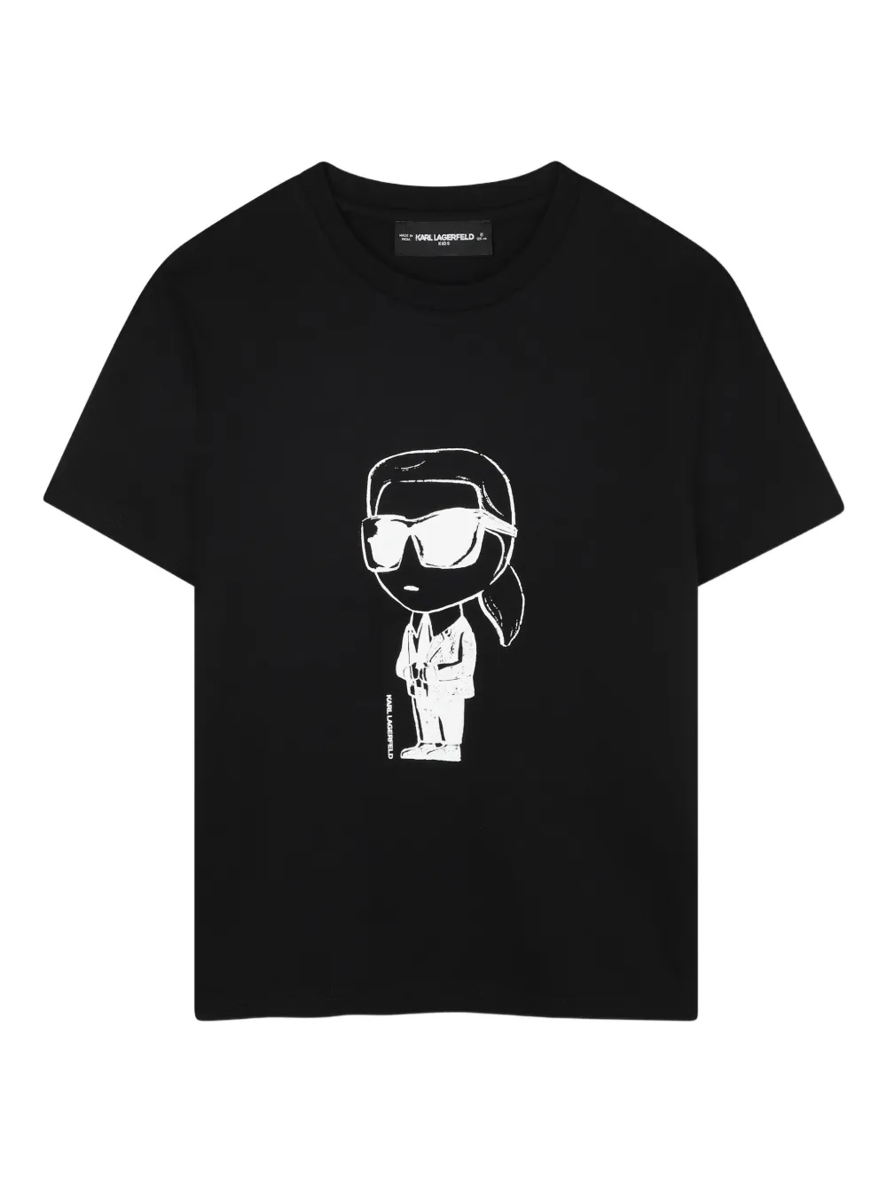 

Футболка с логотипом KARL LAGERFELD KIDS, черный