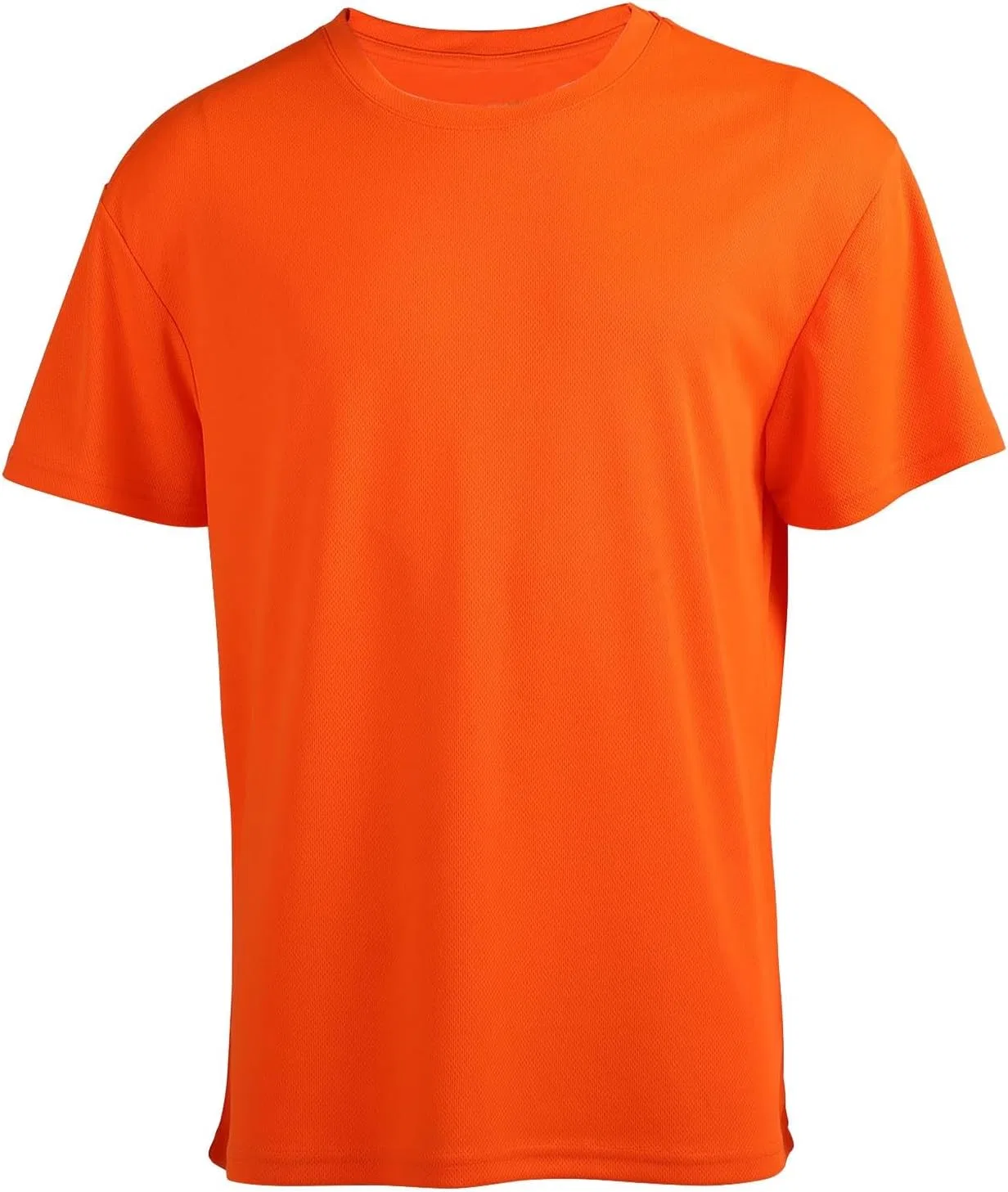 Мужская футболка с коротким рукавом, дышащая, быстросохнущая, Orange-1