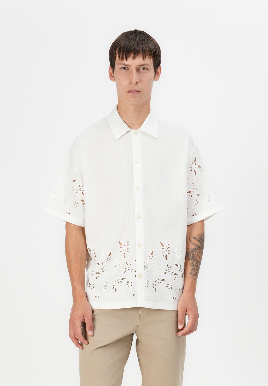 

Рубашка JPRBLAJOSH ANGLAISE SHIRT Jack & Jones PREMIUM, кремовый