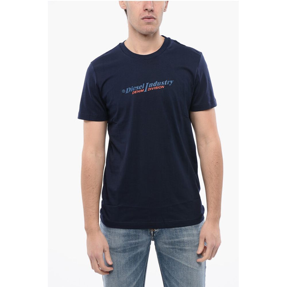 

Однотонная футболка T-DIEGOR NEW INDUSTRIES с круглым вырезом Diesel, Blue