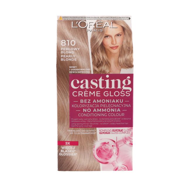 

L'Oreal кастинг краска для волос L'oreal Paris, цвет 810 pearly blonde