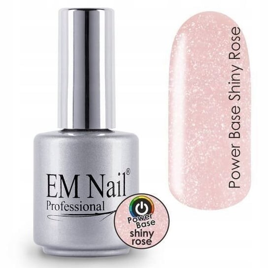 

Моделирующая база, Power Base Shiny Rose, 15 мл EM Nail