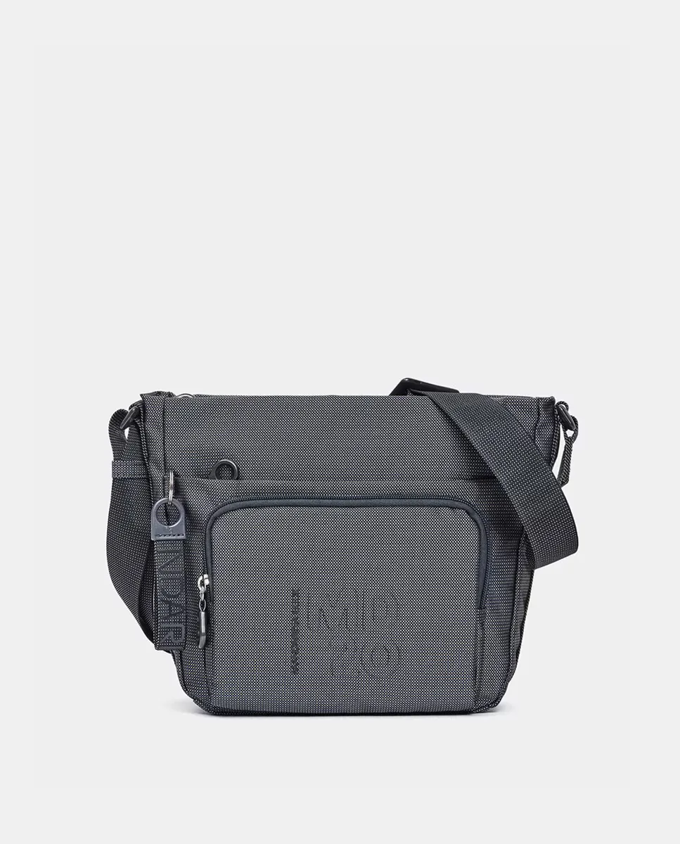 

Средняя сумка через плечо с несколькими карманами Mandarina Duck, темно-серый