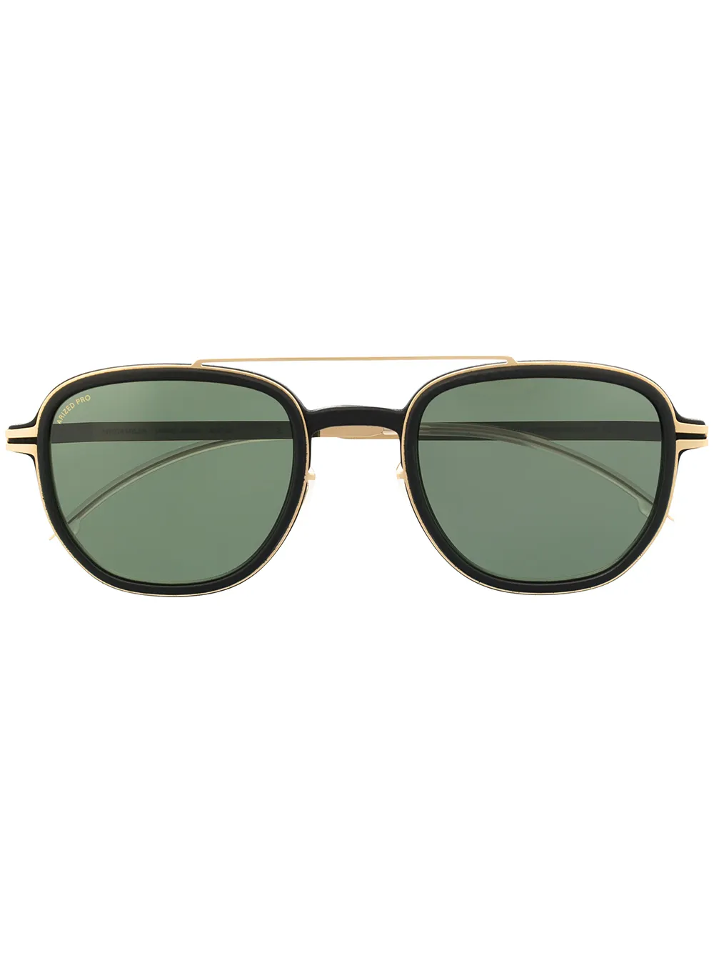 

Солнцезащитные очки в круглой оправе Mykita, черный
