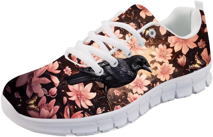 

Кроссовки Forchrinse с винтовым тай-дай принтом для мужчин и женщин, легкие модные кроссовки для бега и прогулок, Bird Flower