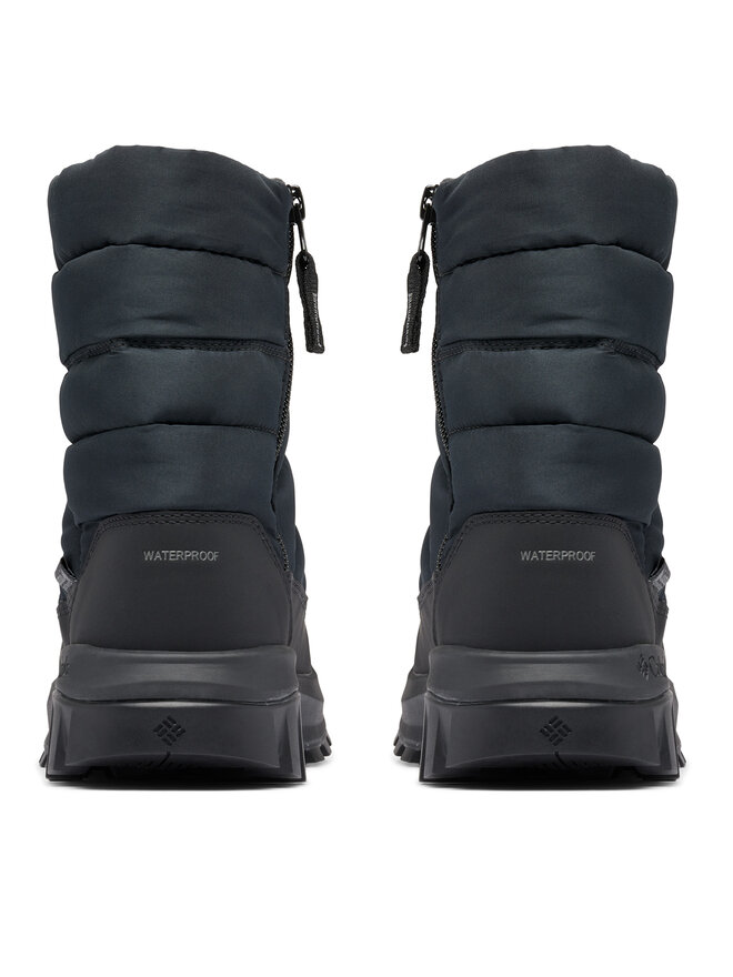 Женские зимние ботинки Columbia Snowtrot стеганые средней высоты, черный — фото 3