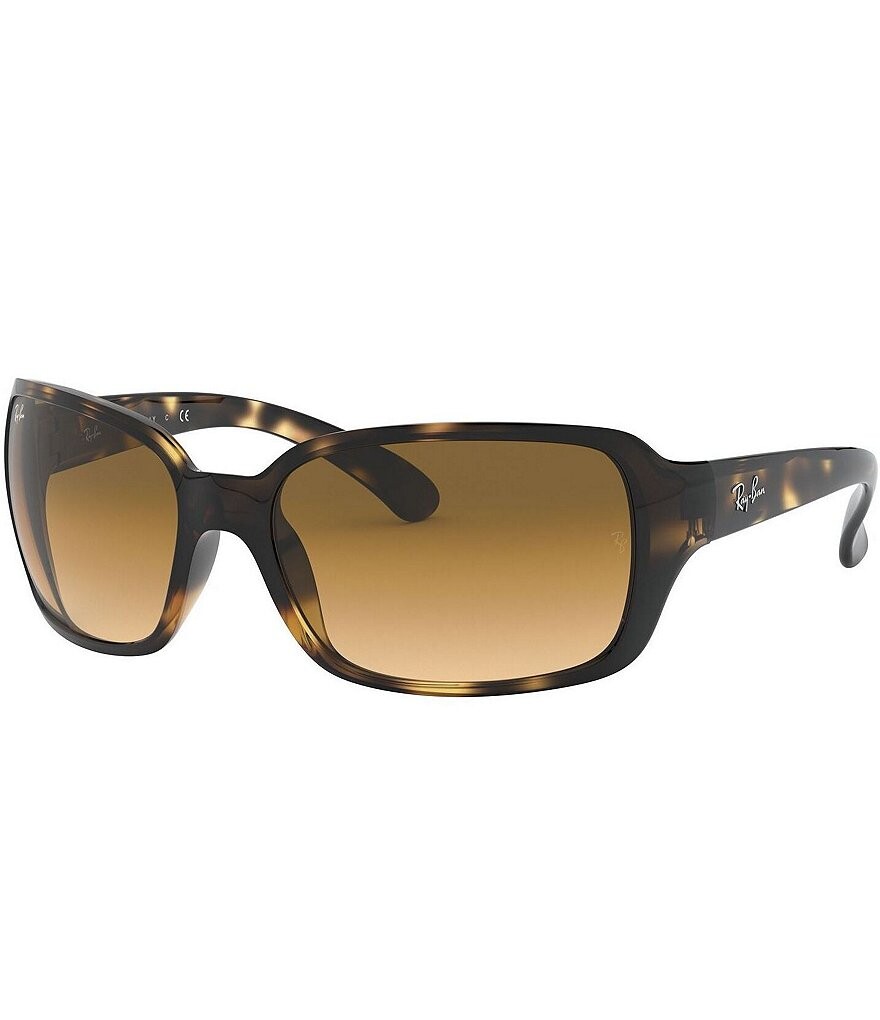 

Женские солнцезащитные очки Ray-Ban 0RB4068 Havana Square Wrap, 60 мм, коричневый