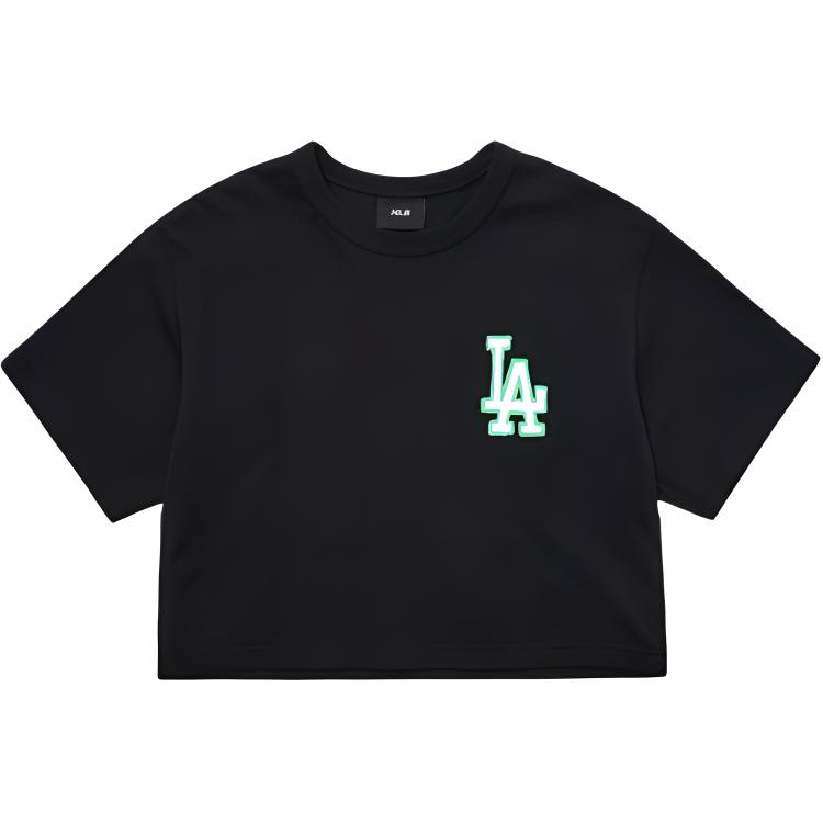 

MLB Женский укороченный топ Los Angeles Dodgers, черный