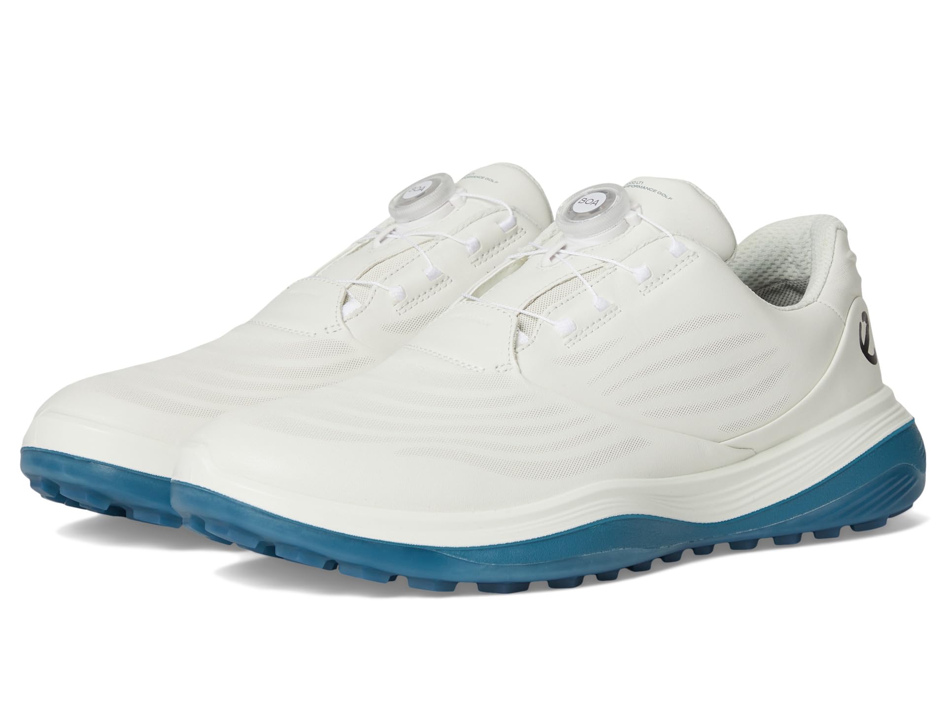 

Кроссовки ECCO Golf LT1 BOA Hybrid Waterproof Golf Shoe, цвет White/Petrol