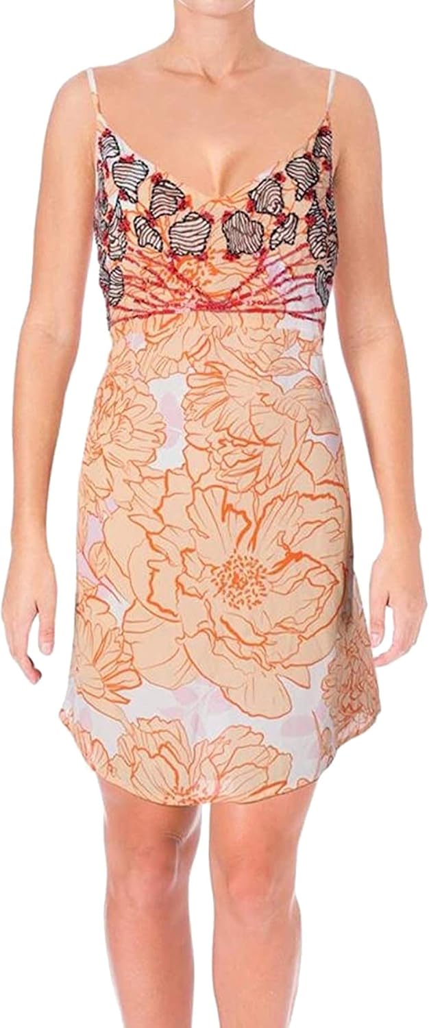 

Женское платье-комбинация Guess без рукавов Makeria, Moderate Poppy True White