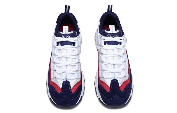 Кроссовки d'lites 1.0 low-top clunky shoes white/blue Skechers, белый — фото 4