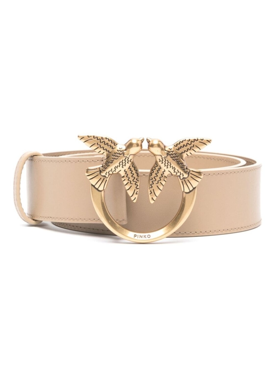 

PINKO ремень Love Birds, нейтральный цвет