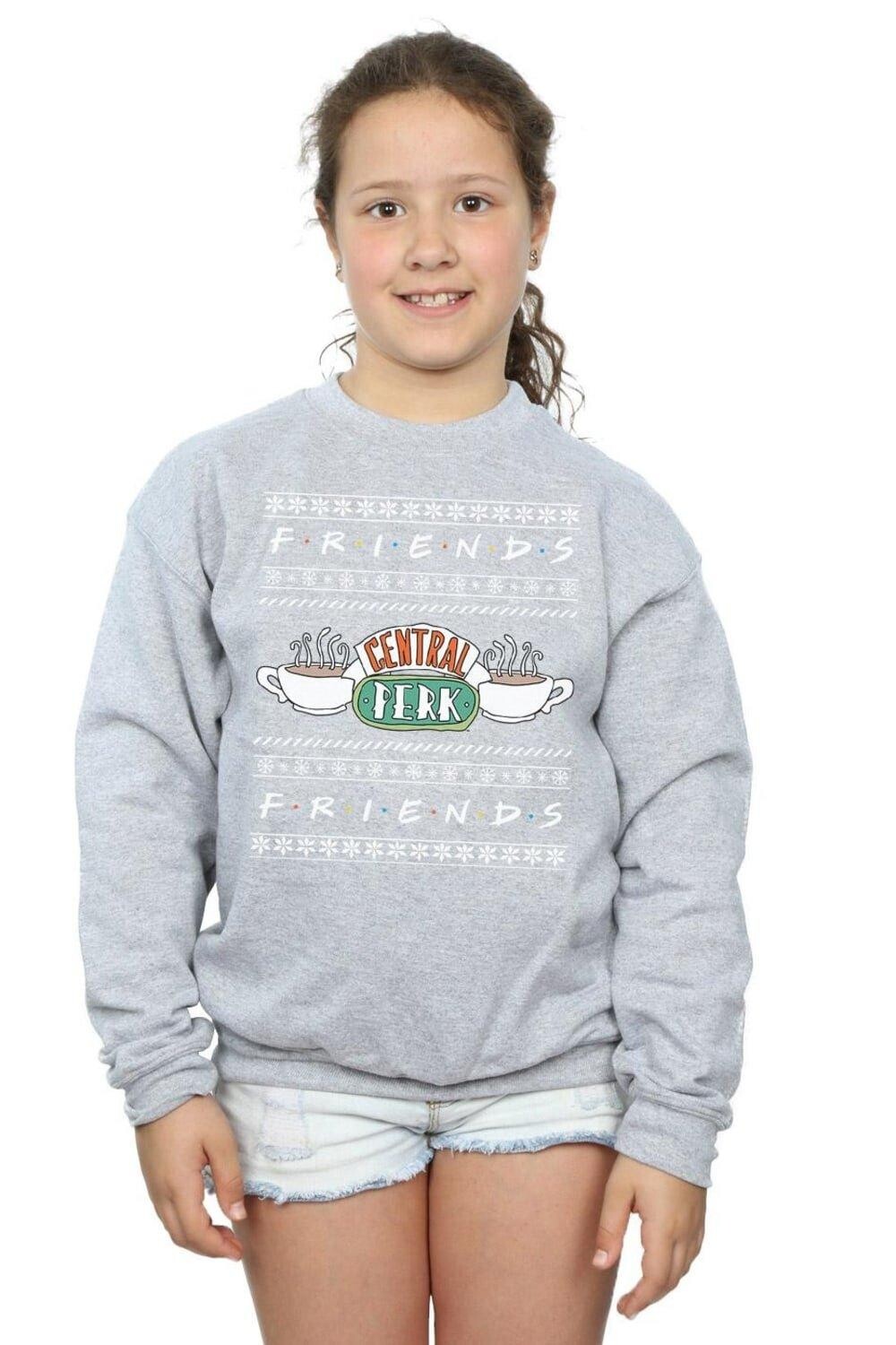 

Толстовка Fair Isle Central Perk Friends, серый
