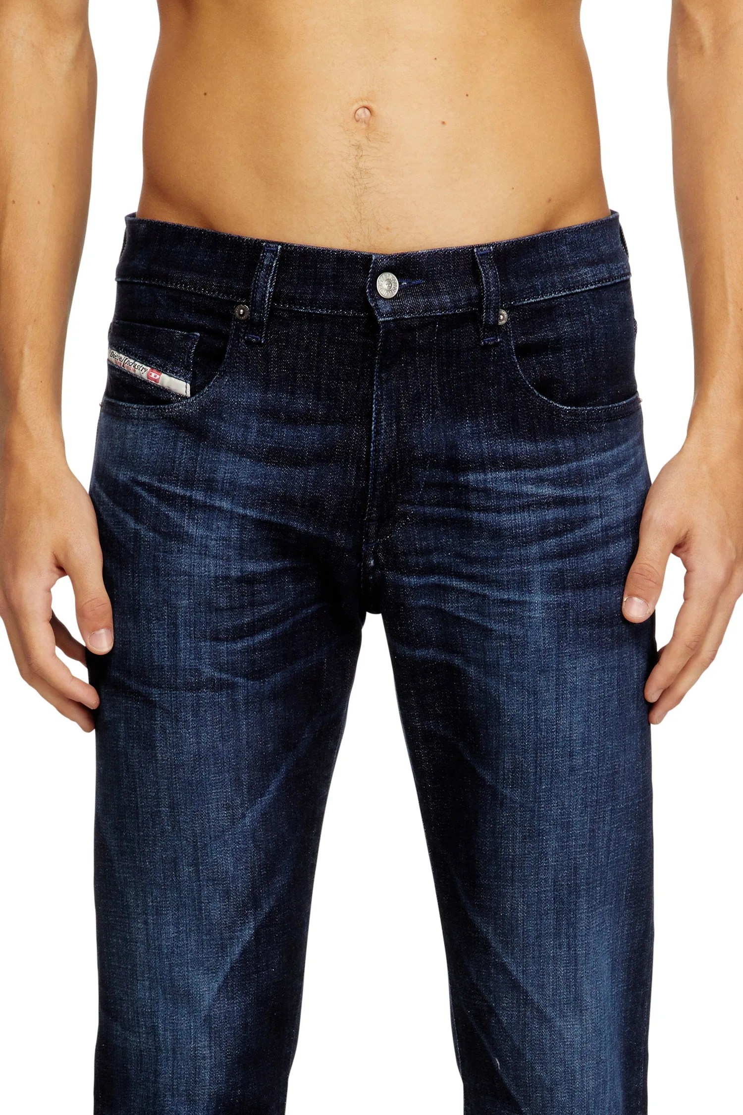 Мужские джинсовые брюки 2019 D-STRUKT L.30 Diesel, Indigo Blue — фото 3