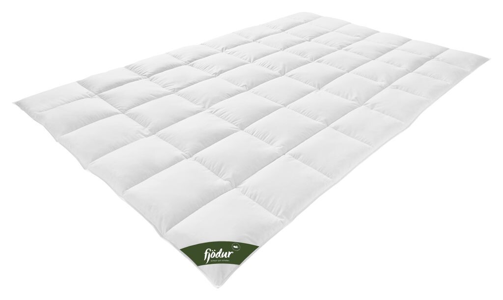 

Fjödur средне-теплое пуховое одеяло премиум класса 135х200см "fjödur Frida" 90% пух 100% хлопок Otto Keller