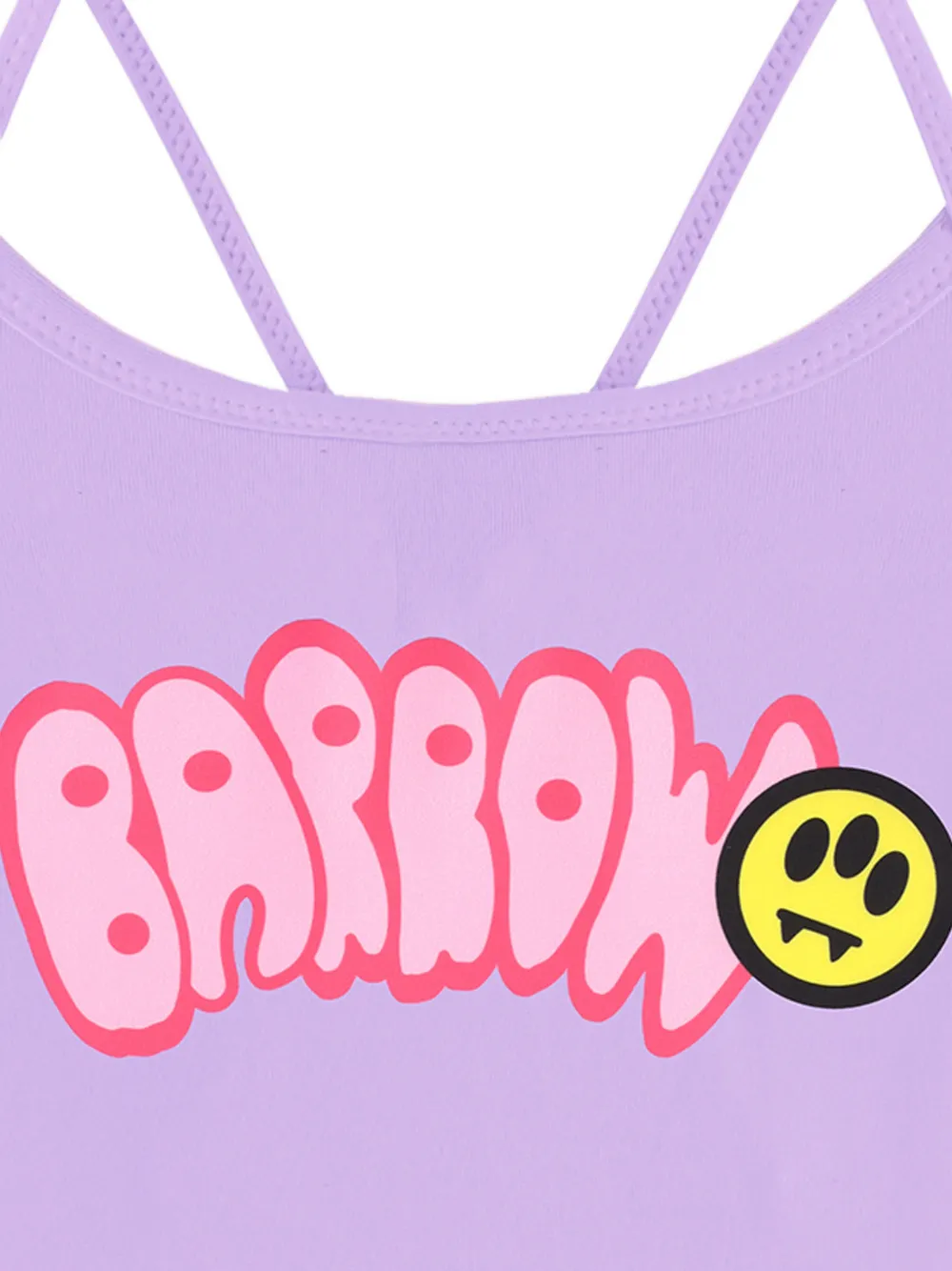 Слитный купальник с перекрещивающимися бретелями на спине Barrow Kids, фиолетовый — фото 3