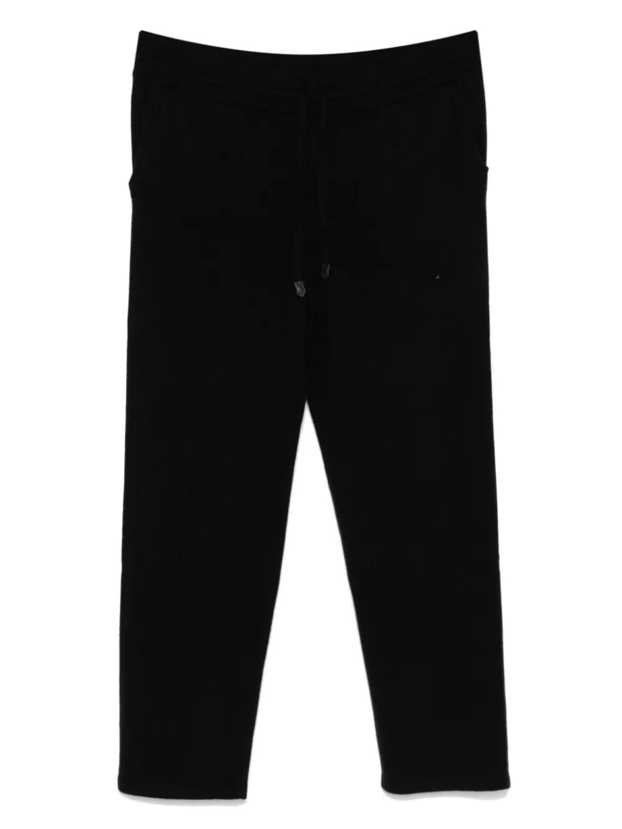 

Прямые брюки из смесовой шерсти Canali, черный
