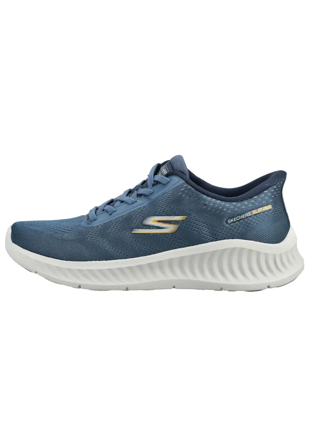 Сникерсы низкие с вставным стелькой Skechers, navy — фото 2