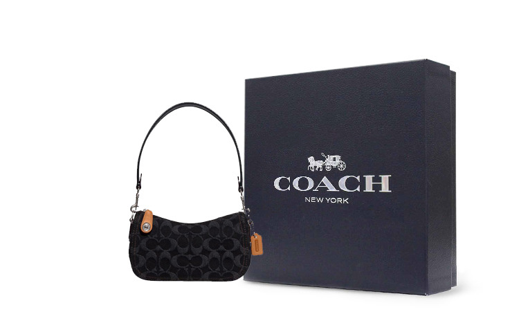 

COACH Сумка через плечо с аппликацией из коровьей кожи