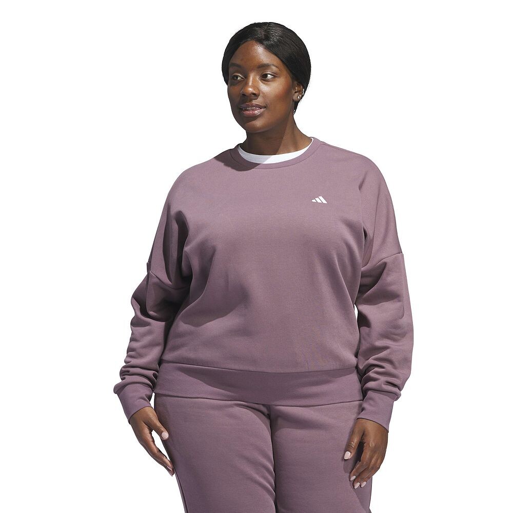 

Толстовка Adidas Essentials Feel Cosy Sportswear больших размеров, цвет Shadow Fig