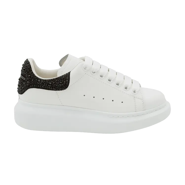 Кроссовки Alexander McQueen Alexander McQueen Wmns Oversized Sneaker 'White Black Crystal', белый