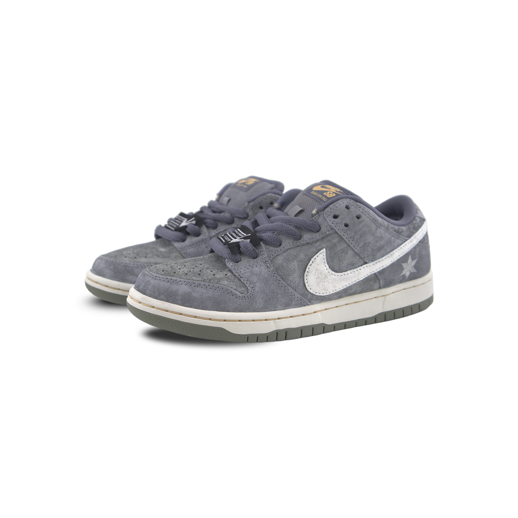 Кроссовки для скейтбординга Dunk SB Polar Snow Island 20 с износостойким верхом, унисекс Nike, серый — фото 4