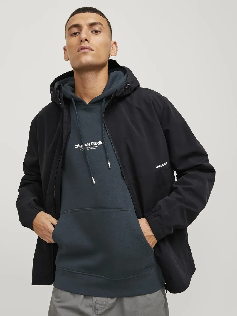 

Куртка из софтшелла Jack & Jones "JJALEX HOOD JACKET", с капюшоном, черный