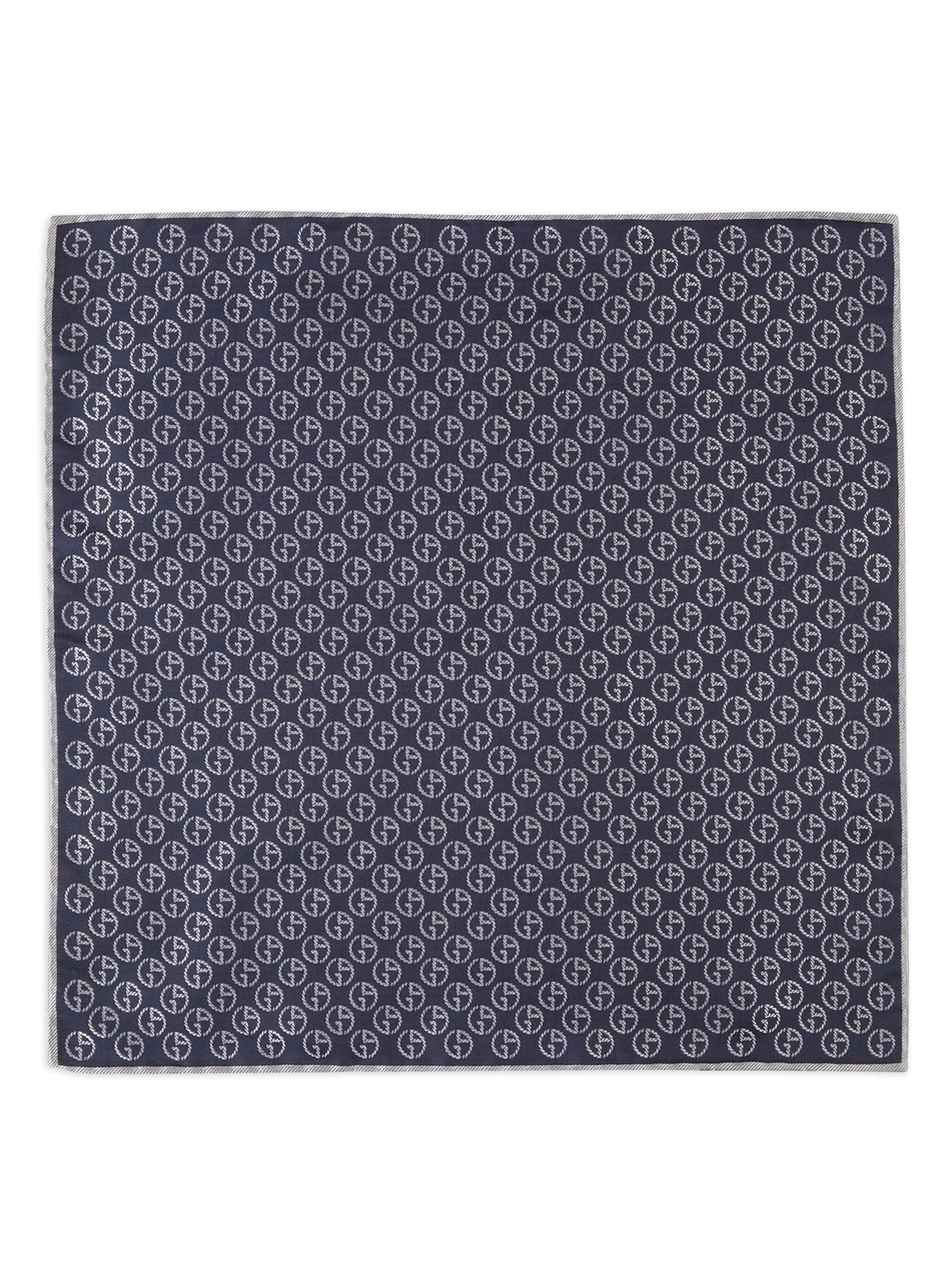 

Платок-паше с логотипом Giorgio Armani, синий