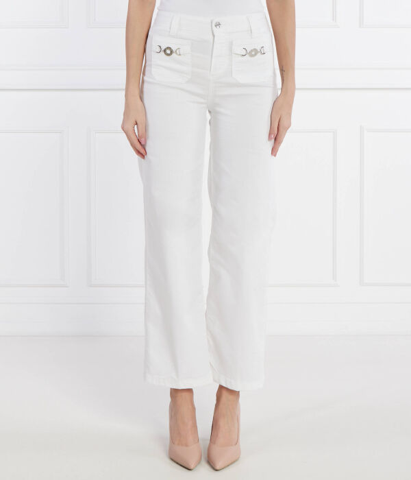 

Брюки Flare fit Liu Jo, белый